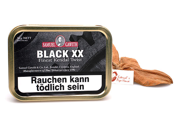 Samuel Gawith Black XX Fines Kandal Twist Pipe tobacco 50g Tin